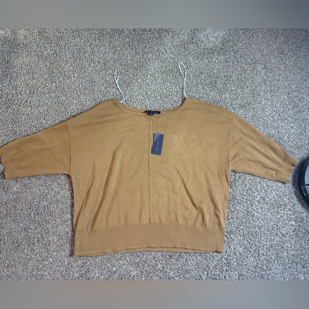 Tommy Hilfiger Caramel Crewneck Sweater